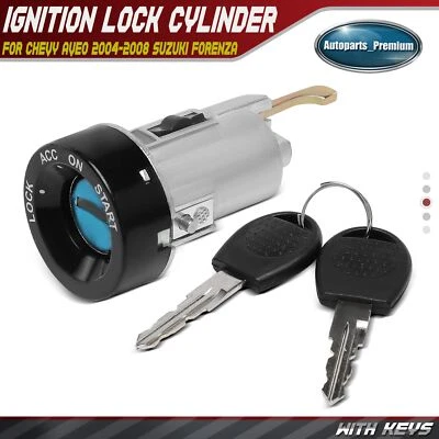 Cilindro de bloqueo de encendido Zamak 5 con llaves para Chevy Aveo 2004-2008 Suzuki Forenza Foto 1 de 4