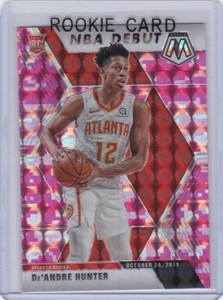 DeANDRE HUNTER ROOKIE CARD Mosaic NBA DEBUT PINK PRIZM VARIATION Atlanta Hawk RC - Bild 1 von 2