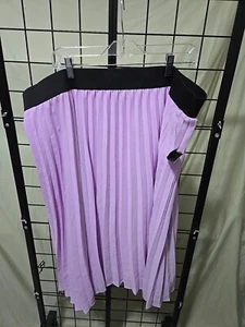NEU Worthington Damengröße 2X lila Faltenrock Stretch-Taille - Bild 1 von 3