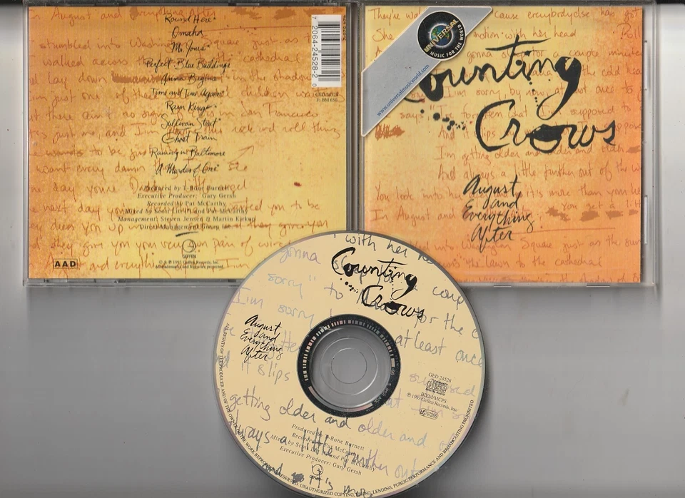 August and Everything After von Counting Crows | CD | Zustand vg - Bild 1 von 1
