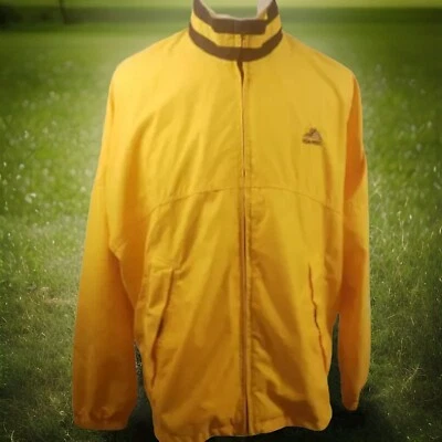 PGA West Golf Jacket Mens Extra Large Windbreaker Cutter & Buck Yellow Casual - Image 1 of 4