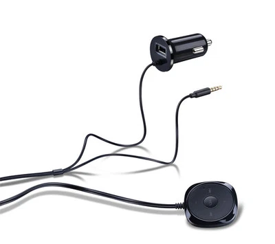 AUX Output Bluetooth Audio Music Calling Receiver Dongle f Car Truck USB Charger - Image 1 of 4