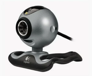 Logitech Webcam QuickCam Pro 5000 USB 2.0 V-UAX16 Flexible Base used web cam mic - Picture 1 of 8