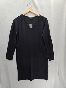 Neu mit Etikett J.Jill Wearever Collection schwarz V-Ausschnitt Langarm $ 99 Kleid Größe XS - Bild 1 von 8