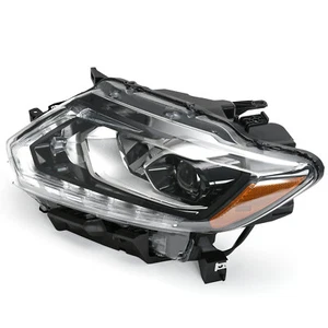 Driver Side For 2014 2015 2016 Nissan Rogue Projector Headlights w/LED DRL - Picture 1 of 12