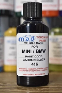 Touch Up Kit For BMW/Mini Carbon Black 416 Paint 30ML 1 3 5 7 8 Series - Picture 1 of 8