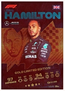 2021 Topps F1 Turbo Attax Silver Holofoil Rc #1-254 + Gold Limited #1-5 You Pick - Picture 1 of 250