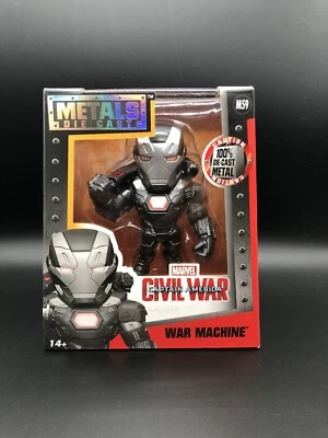 JADA TOYS 97713 CAPTAIN AMERICA CIVIL WAR 4" WAR MACHINE MARVEL FIGURE M59 - Image 1 of 2
