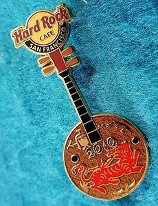GUITARRA PIPA ORIENTAL AÑO TIGRE CHINO SAN FRANCISCO Hard Rock Café PIN LE - Imagen 1 de 1