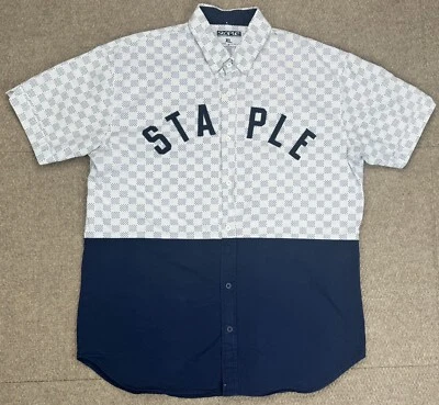 Camisa de manga corta Staple para hombre con botones talla XL Foto 1 de 4