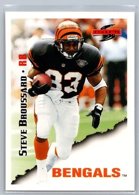 1995 SCORE CARD # 58 Steve Broussard - Cincinnati Bengals - Image 1 of 2