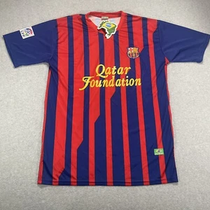 Barcelona Qatar Foundation FCB Jersey Size XL by Rio Sport New - Picture 1 of 12
