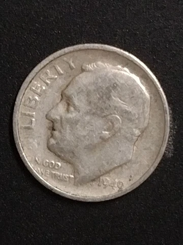1949 S Roosevelt Dime-Key Date #03 Cover
