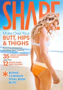 SHAPE MAGAZINE YOUR BUTT HIPS & THIGHS EXERCISE DVD NEW LISA WHEELER WORKOUT - Foto 1 di 2