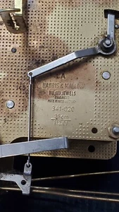 Harris & Mallow 341-020 35cm Clock Movement Parts Repair Restoration - Picture 1 of 9