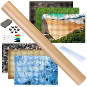 Dungeons Dragons Double Sided Battle Map Set 2D 3D Terrain RPG Game Accessory - Picture 1 of 5