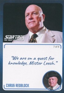 Star Trek TNG Archives & Inscriptions #49 Cyrus Redblock Variation 7 of 9