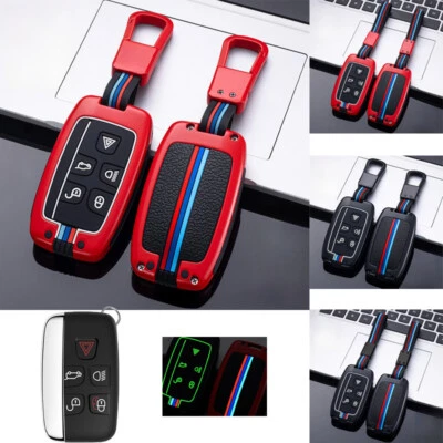 Zinc Alloy Silicone Car Key Case Cover For Land Rover LR2 LR4 Discovery Sport Foto 1 de 4
