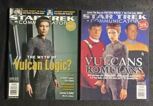 LOTE de revistas Star Trek Communicator edición # 137 y 143. Temas Vulcan - Imagen 1 de 5