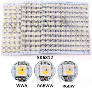 4-Pin WS2812B sk6812 LED Chip Heatsink Board 5V 5050 RGB WS2811 IC Built-in RGBW - Picture 1 of 17