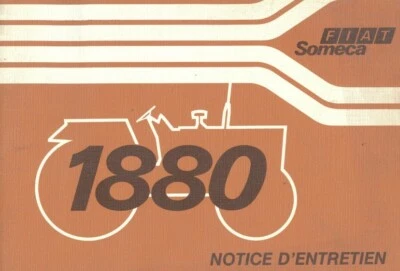 FIATAGRI 1880 - Notice D'Entretien  - Immagine 1 di 2