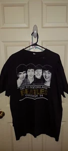 Vintage NY/NEW ENGLAND BEATLES Convention Paul John George Ringo Thrashed XL Shirt - Bild 1 von 5