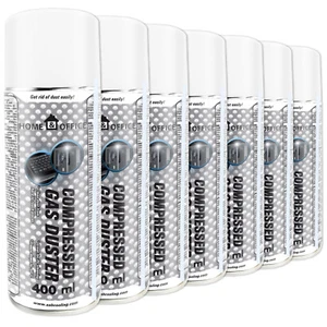 7 x AABCOOLING H&O Compressed Gas Duster 400 ml CLAVIER NETTOYAGE SPRAY AIR COMPRIMÉ - Photo 1/10