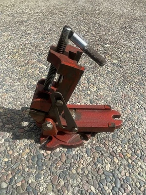 TORNILLO DE BANCO DE COLECCIÓN 360 GIRATORIO 90 GRADOS ÁNGULO ARTICULADO ABRAZADERA 3X2,5" Foto 1 de 4