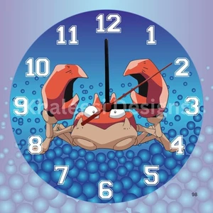 Exclusive Pokémon #098 Krabby First Gen Wall Clock - Picture 1 of 9