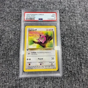 Pokémon Jungle Jigglypuff 1999 1a edizione PSA 9 #54/64 WOTC spedizione gratuita - Foto 1 di 9