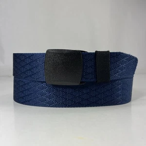 Cinturón ancho de nailon azul - para hombre talla 40 - Imagen 1 de 7