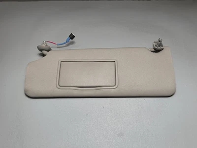 2017-2022 Honda Pilot Front Driver Side Sun Visor Sunvisor W/ Light OEM Beige - Image 1 of 4