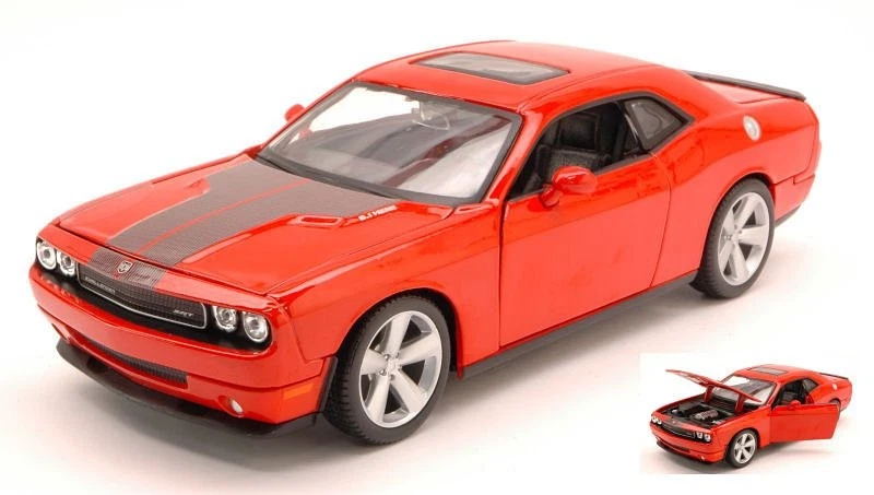 Dodge Challenger SRT8 2008 Orange 1:24 MAISTO 31280 - Immagine 1 di 1