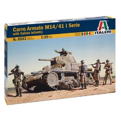Modello Carro Armato M14/41 L Serie Con Fanteria Italiana |ITALERI|6543| 1 - Immagine 1 di 4