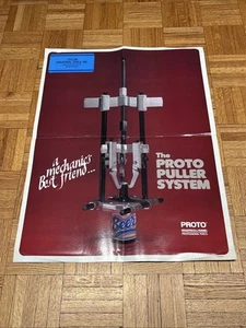 Vintage Ingersoll-Rand PROTO PULLER SYSTEM Dealer Poster - 24 x 18” - Picture 1 of 13