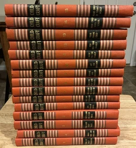 Complete Vintage 1954 CHILDCRAFT Book Set Volumes 1-15 Reference EX+ Condition - Imagen 1 de 6