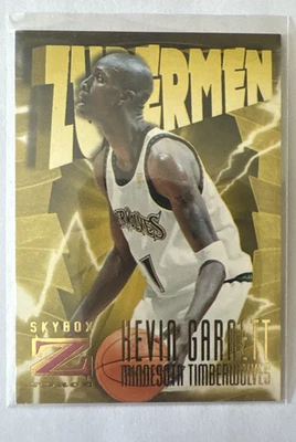 1996-97 SkyBox Z-Force #173 Kevin Garnett TIMBERWOLVES - Image 1 of 2