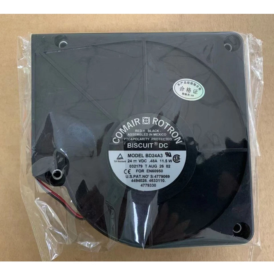 1 PC New COMAIR ROTRON BD24A3 24V 11.5W 0.48A 2-Wire turbo blower cooling fan#QW - Image 1 of 1