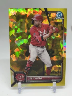2022 Bowman Chrome Sapphire Edition #64 Joey Votto - Gold /50 - Image 1 of 2