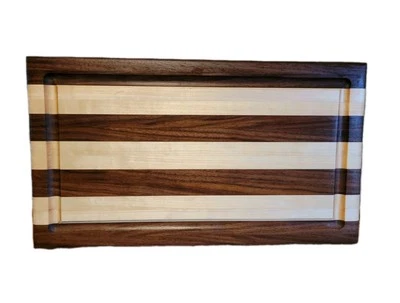 Handmade Black Walnut And Aspen Cutting Board - Image 1 of 4