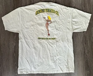 Vintage 90s Tobacco Our Butt’s Are Everything Promo T Shirt Men's Large - Picture 1 of 10