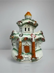 Genuine Antique Staffordshire Porcelain Manoiur House - 1800’s - Picture 1 of 7