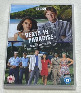 DEATH IN PARADISE : Series Five & Six ( 5-6 ) - 6 Disc BBC DVD Set In Vgc - Picture 1 of 2