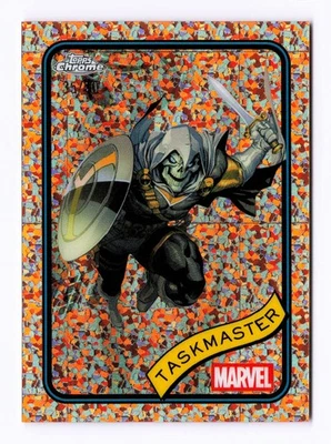 2025 Topps Chrome Marvel #17 Taskmaster 35/40 Rose Gold Mini Diamonds Refractor - Image 1 of 2