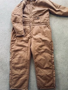 C.E. Schmidt Workwear Men’s 3X R 56-58 Heavy Duty Canvas Coveralls Brown 36140 - Picture 1 of 12