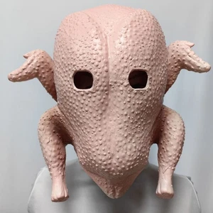 Halloween Funny Chicken Turkey Mask Animals Latex Full Head Mask Party Props - Picture 1 of 6