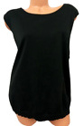 Liz claiborne black scoop neck women's sleeveless knit plus top 3X