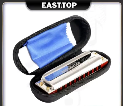 EASTTOP PRO30 10Hole Blues Standard New Metarial New Design Wood Comb Harmonica - image 1 of 4