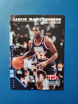 1992 SkyBox USA Basketball #34 Magic Johnson #34 USA - Image 1 of 2