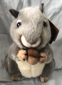 Miyoni by Aurora Squirrel Gray 2016 Plush Stuffed Animal 8" - Picture 1 of 10